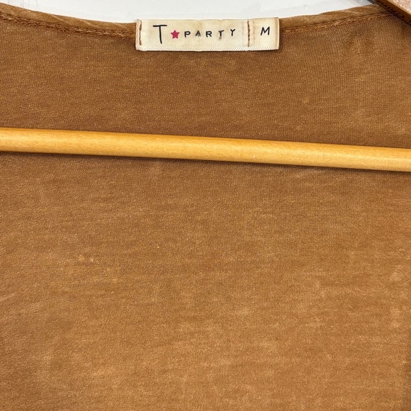 T Party Fashion Tan Fringe Cardigan - Picture 3 of 3